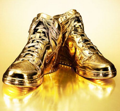 gold plated nikes_